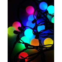 Гирлянда "Шарики" OLDBL070-RGB-E 100LED RGB 15м IP44 соединяемая SHLights 4690601042040