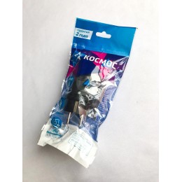 Вилка прямая 16А IP44 черн. КОСМОС VKsm-Z-IP(B)16A