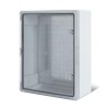 Корпус пластиковый ЩМПп 350х250х150 ABS УХЛ1 IP65 с прозр. дверцей и монтажной панелью Rexant 11-041