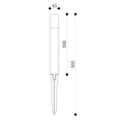 Светильник Talpa 3Вт 3000К IP65 ландшафтный Maytoni O416FL-L3GR3K1