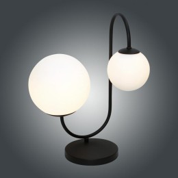 Светильник "Тефия" ННБ 63-2х40-020 шнур черн. (ИМ) настольный черн. муар Элетех 1005405128