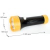 Фонарь 5002-ТН 4LED 1 режим 3хR03 черн. (блист.-пакет) Ultraflash 11785