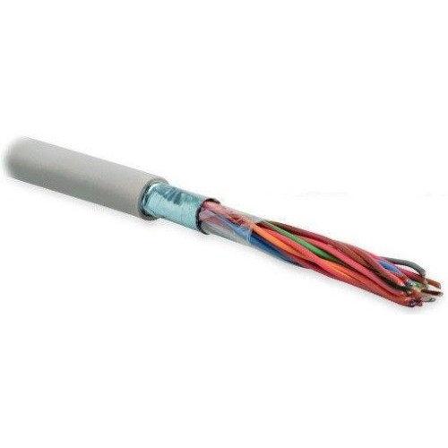 Кабель витая пара F/UTP кат.3 10 пар 24 AWG ОЖ solid экран-фольга LSZH нг(А)-HF -20град.C- +60град.C