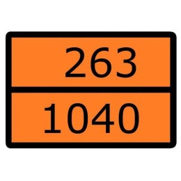 Знак для маркировки опасных грузов "Номер ООН 263/1040" 300х400мм пленка самоклеящаяся EKF an-7-263-