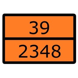 Знак для маркировки опасных грузов "Номер ООН 39/2348" 300х400мм пленка самоклеящаяся EKF an-7-39-23