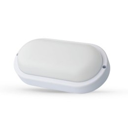 Светильник светодиодный ЖКХ 8Вт 6500К IP65 220В влагозащ. овал LBF-0901 C01 Ultraflash 15348