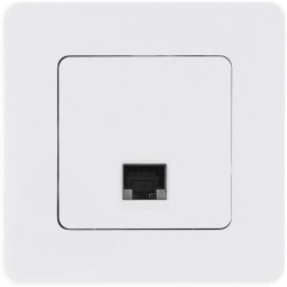 Розетка компьютерная Inspiria RJ45 кат.5E UTP бел. Leg 673825