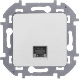 Розетка компьютерная Inspiria RJ45 кат.5E UTP бел. Leg 673825