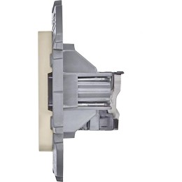 Розетка компьютерная Inspiria RJ45 кат.5E UTP сл. кость Leg 673826