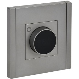 Термостат электронный FORTE&PIANO FP552 с индикацией сталь IEK FP-RT11-K46