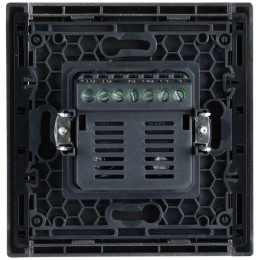 Термостат электронный FORTE&PIANO FP552 с индикацией сталь IEK FP-RT11-K46