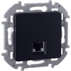 Розетка компьютерная Inspiria RJ45 кат.5E UTP антрацит Leg 673828