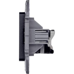 Розетка компьютерная Inspiria RJ45 кат.5E UTP антрацит Leg 673828