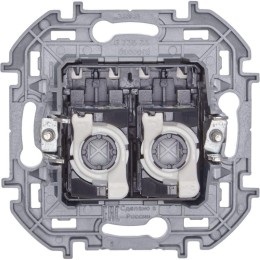 Розетка компьютерная 2-м Inspiria RJ45 кат.5E UTP бел. Leg 673835