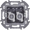 Розетка компьютерная 2-м Inspiria RJ45 кат.5E UTP сл. алюм. Leg 673837
