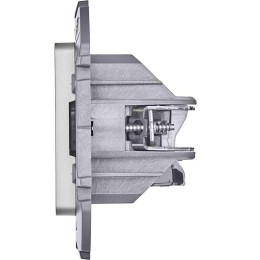 Розетка компьютерная 2-м Inspiria RJ45 кат.5E UTP сл. алюм. Leg 673837