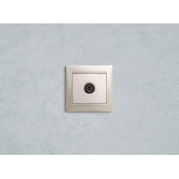 Розетка телевизионная TV СП Valena 1.5дБ 2400МГц с топологией "звезда" механизм бел. Leg 774429