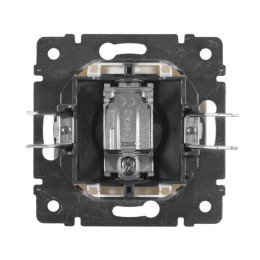 Розетка телевизионная TV СП Valena 1.5дБ 2400МГц с топологией "звезда" механизм бел. Leg 774429