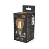 Лампа светодиодная филаментная Black Filament 18Вт A60 грушевидная 2700К тепл. бел. E27 1600лм GAUSS