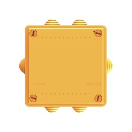 Коробка ответвительная FS 100х100х50мм 5р 450В 10А 6кв.мм с каб. вводами и клеммн. IP55 пластик. DKC
