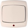 Выключатель 1-кл. СП Рондо 10А IP20 с индикацией бел. SchE VS1U-125-BI