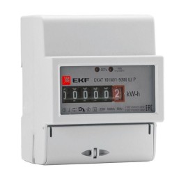 Счетчик СКАТ 101М/1-5(60) Ш Р 1ф 5-60А класс точн. 1.0 многотариф. EKF 10103P