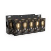 Лампа светодиодная филаментная Black Filament 30Вт A70 грушевидная 2700К тепл. бел. E27 3000лм GAUSS