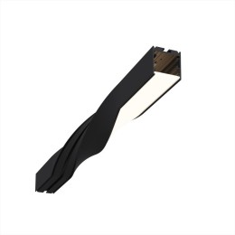 Профиль радиусный 35х35 Twist 180град. черн. Maytoni ALM-3535R-B-T-180град-0.5M