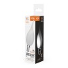 Лампа светодиодная филаментная Basic Filament 4.5Вт Свеча на ветру 2700К Е14 380лм milky GAUSS 10451