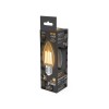 Лампа светодиодная филаментная Black Filament 11Вт свеча 2700К тепл. бел. E27 810лм GAUSS 103802111