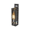 Лампа светодиодная филаментная Black Filament 13Вт свеча на ветру 2700К тепл. бел. E14 1100лм GAUSS