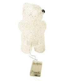 Фигура светодиодная акриловая "Медвежонок" 12х22х13см 10LED бел. 0.5Вт 4.5В IP20 элементы питания 3х