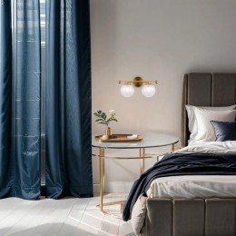 Светильник Lumos 40Вт G9х2 IP20 бра настен. Freya FR5262WL-02BS