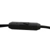 Наушники вакумные с микрофоном проводные ELX-WHP02P-C02 ПРОМО 3.5мм 1.2м пакет черн. Ergolux 15280