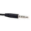 Наушники вакумные с микрофоном проводные ELX-WHP02P-C02 ПРОМО 3.5мм 1.2м пакет черн. Ergolux 15280