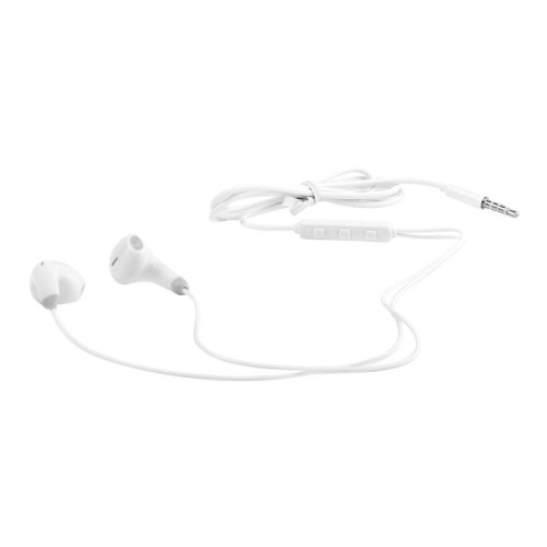 Наушники вкладыши с микрофоном проводные ELX-WHP01-C01 3.5мм 1.2м коробка бел. Ergolux 15281