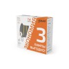 Лампа светодиодная филаментная Black Filament 7Вт свеча 2700К тепл. бел. E14 550лм промо (уп.3шт) GA