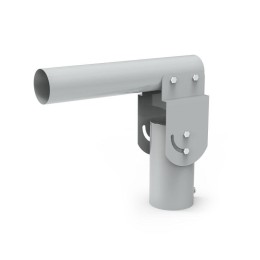 Кронштейн 200х205х100мм на трубу до d58мм/консоль d48мм для уличных светильников сер. GAUSS 90326510