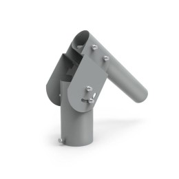 Кронштейн 200х205х100мм на трубу до d58мм/консоль d48мм для уличных светильников сер. GAUSS 90326510