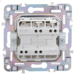 Выключатель перекрестный 1-кл. SKANDY 10А SK-V03G мятный IEK SK-V13-0-10-K06