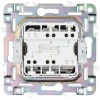 Выключатель перекрестный 1-кл. SKANDY 10А SK-V03N никель IEK SK-V13-0-10-K50