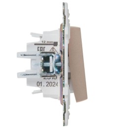 Выключатель перекрестный 1-кл. SKANDY 10А SK-V03Sa песочн. IEK SK-V13-0-10-K98