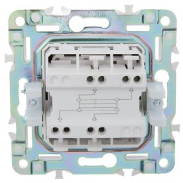 Выключатель перекрестный 1-кл. SKANDY 10А SK-V03Sh шампань IEK SK-V13-0-10-K37