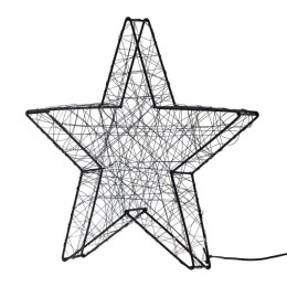 Фигура Металлическая 3D "Звезда" 35см питание 3хAA (не в компл.) тепл. бел. Neon-Night 513-706