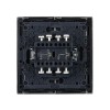 Выключатель проходной 2-кл. СП FORTE&PIANO 10А FP508 с индикацией сталь IEK FP-V22-1-10-1-K46