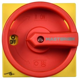 Переключатель кулачковый 16А (сх. 91) закрытая рукоятка авар. IEK MI-CS12-016-091