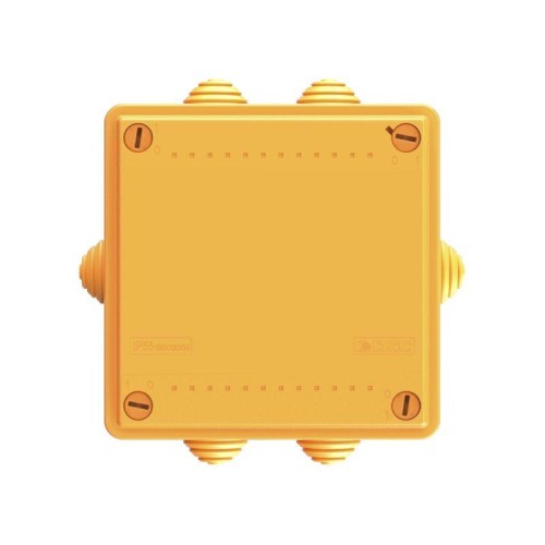 Коробка ответвительная FS 100х100х50мм 6р 450В 6А 4кв.мм с каб. вводами и клеммн. IP56 пластик. DKC