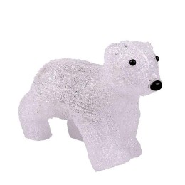 Фигура светодиодная акриловая "Медвежонок" 24х11х18см 16LED бел. 1Вт 4.5В IP20 элементы питания 3хAA