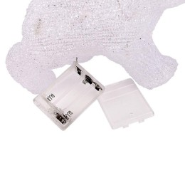 Фигура светодиодная акриловая "Медвежонок" 24х11х18см 16LED бел. 1Вт 4.5В IP20 элементы питания 3хAA