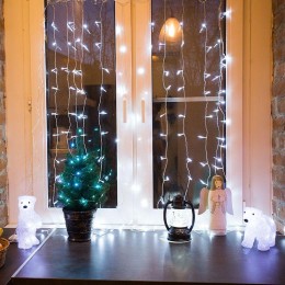 Фигура светодиодная акриловая "Медвежонок" 24х11х18см 16LED бел. 1Вт 4.5В IP20 элементы питания 3хAA